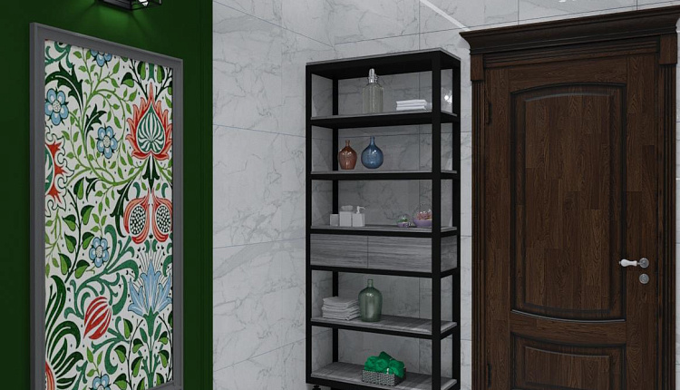 Санузел в проекте Дом у бассейна по дизайну Сергея Семёнова @salon_loveceramic